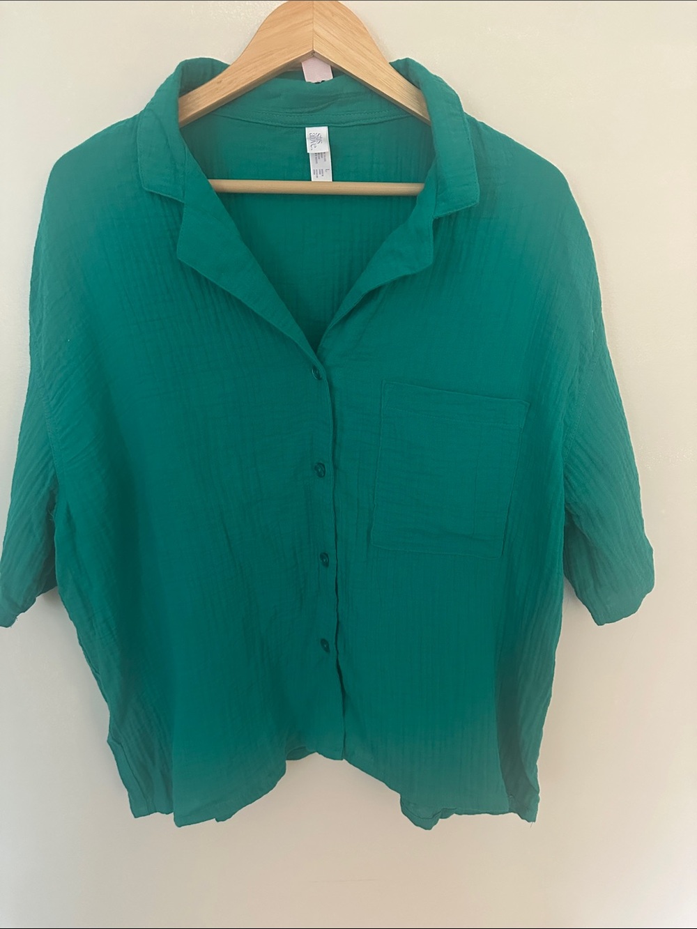 stars above Teal Green Lightweight Gauze Sleepwear Set - Picture 3 of 8